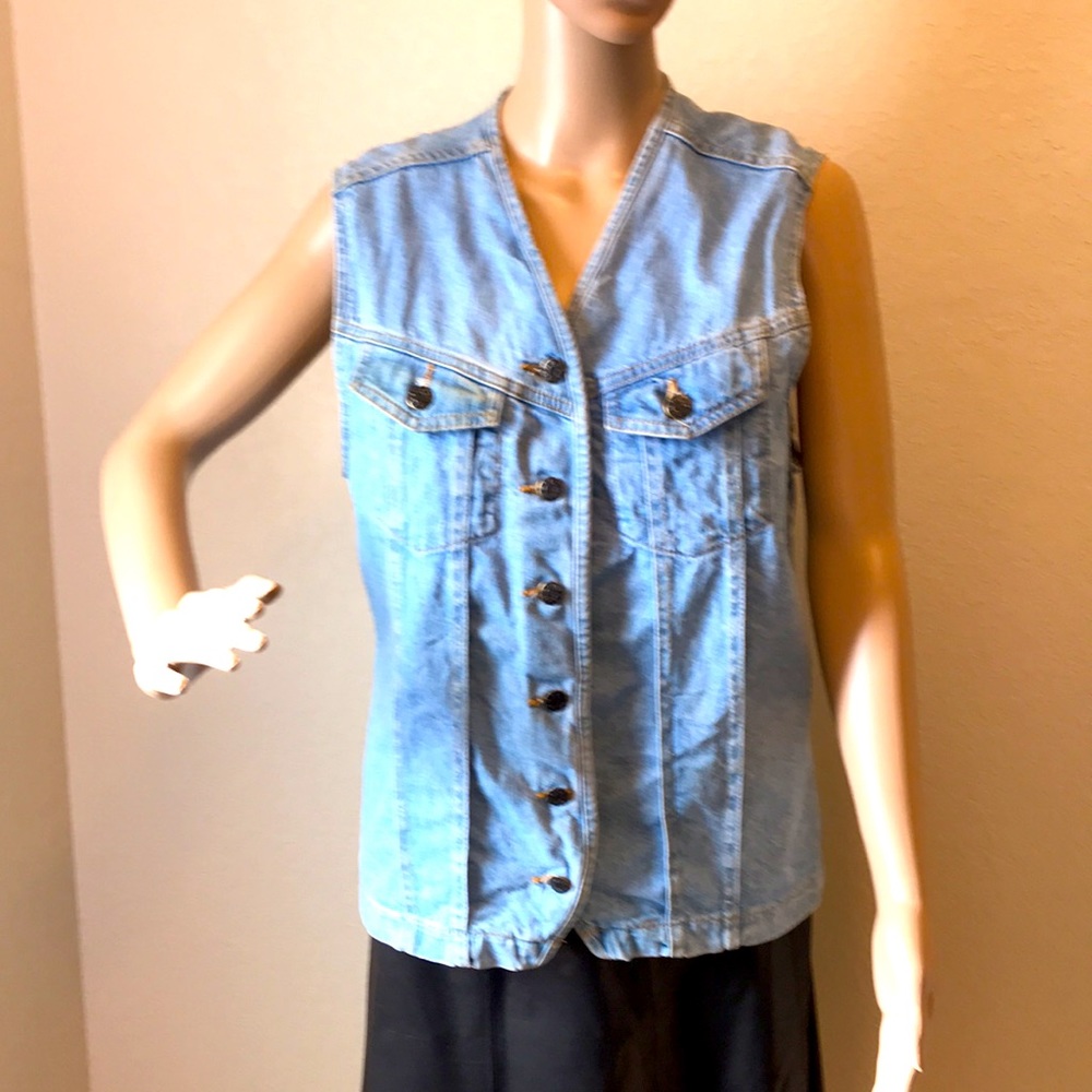 Sun Belt Denim Vest Size L